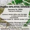 Parish OPŁATEK DINNER, January 14, 2024   