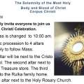 Boże Ciało / Corpus Christi 2024
