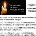 Modlitwa za zmarłych na cmentarzu / Prayers for the Dead in the Cemetery