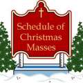Christmastime Mass Schedule   