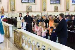 2014-02-16, Msza dla dzieci, gromnice / Mass for children, candles